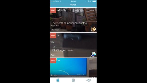 A screenshot of Periscope