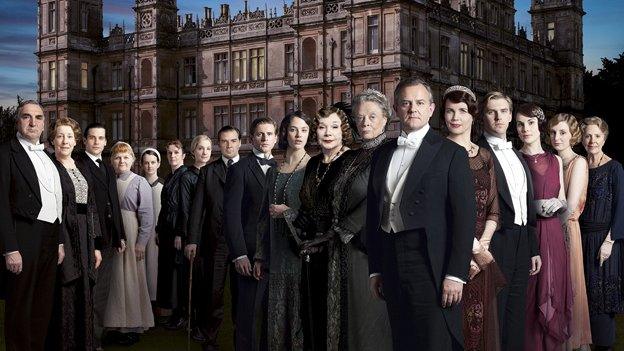 The cast of Downton Abbey