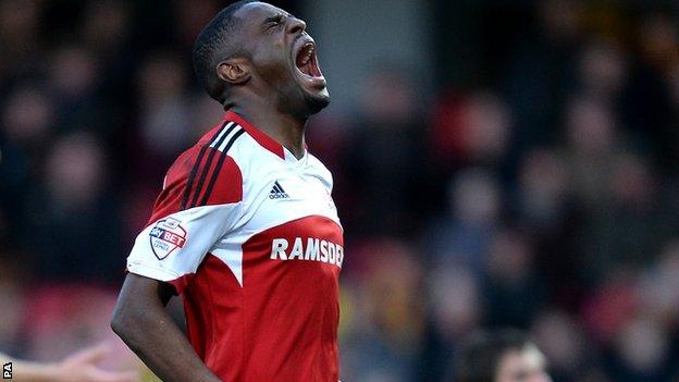 Middlesbrough winger Mustapha Carayol