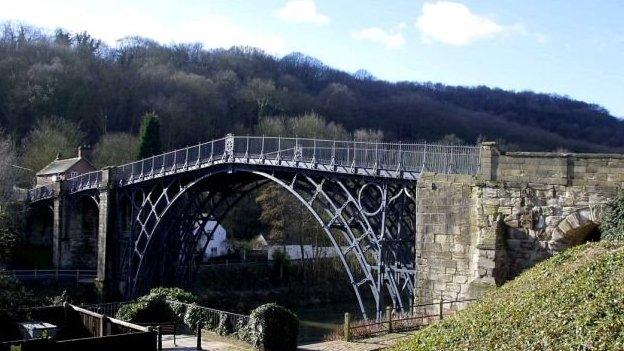 Ironbridge Gorge iron bridge