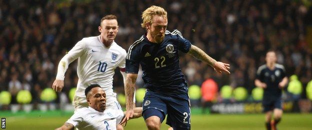 Striker Johnny Russell have come off the bench against England and Northern Ireland