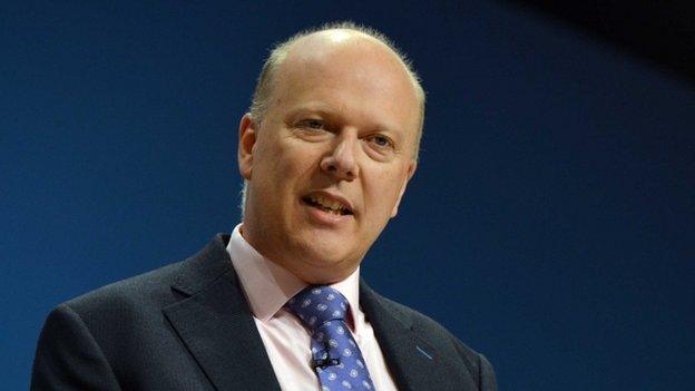 Justice Secretary Chris Grayling