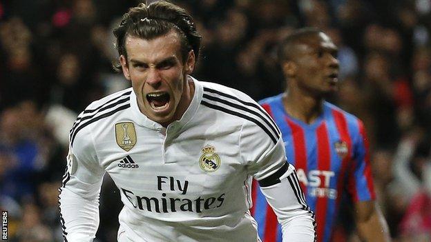 Real Madrid's Gareth Bale