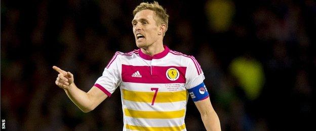 Scotland captain Darren Fletcher