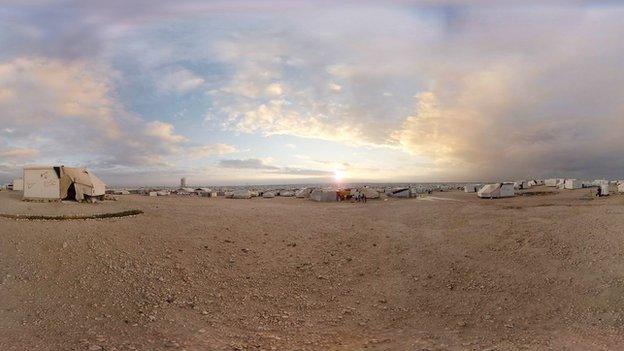 Scene from Clouds over Sidra