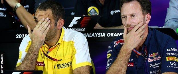 Cyril Abiteboul and Christian Horner