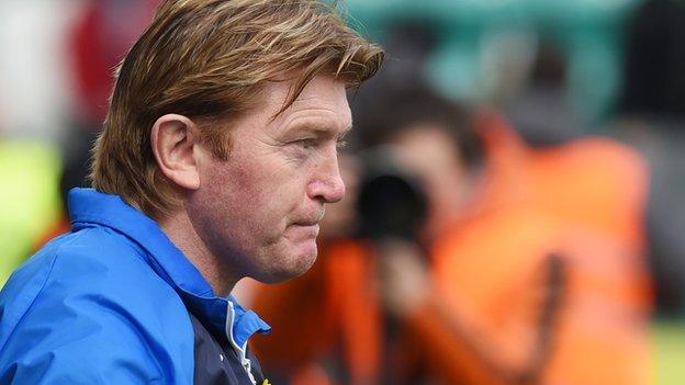 Rangers manager Stuart McCall