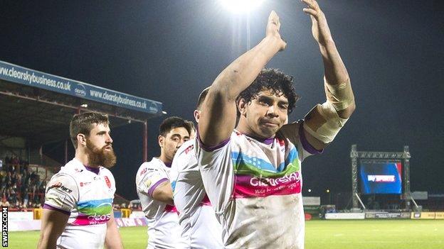 Albert Kelly has scored six tries in seven games for Hull KR since arriving from Australian NRL side Gold Coast Titans