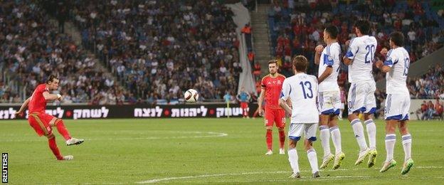 Garth Bale scores for Wales