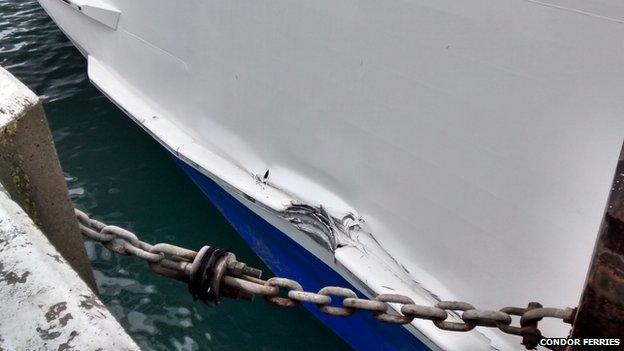 Condor ferry damage