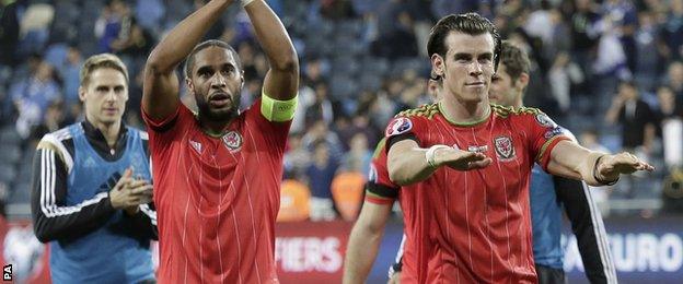 Ashley Williams and Gareth Bale