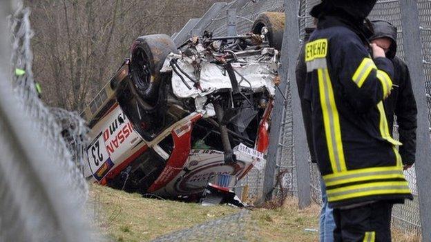 Nurburgring crash