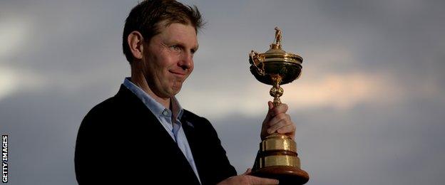 Stephen Gallacher was a Ryder Cup winner on home soil last year