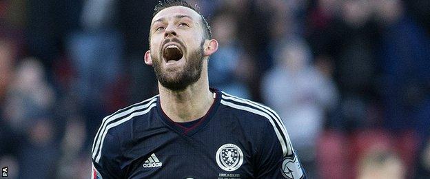 Scotland's hat-trick hero Steven Fletcher