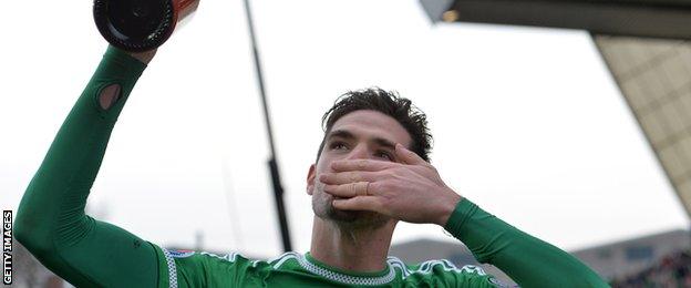 Northern Ireland striker Kyle Lafferty