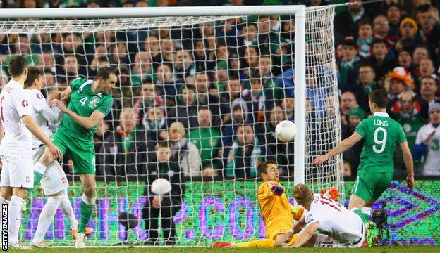 Shane Long scores against Poland