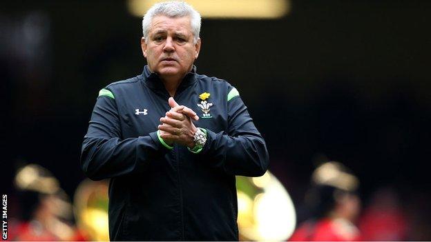 Wales coach Warren Gatland