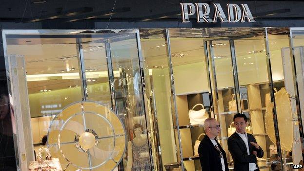 Prada store in Hong Kong