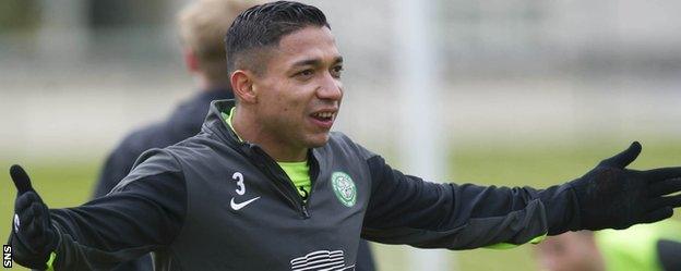 Celtic full-back Emilio Izaguirre