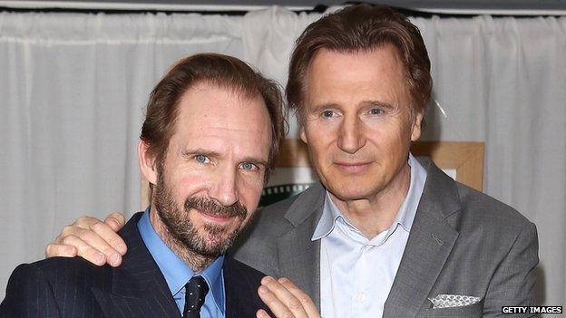 Ralph Fiennes and Liam Neeson