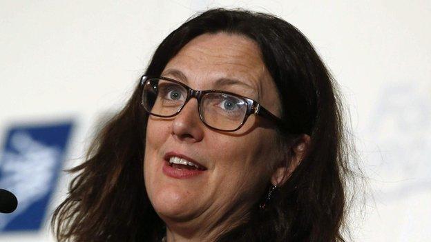 EU trade commissioner Cecilia Malmstrom