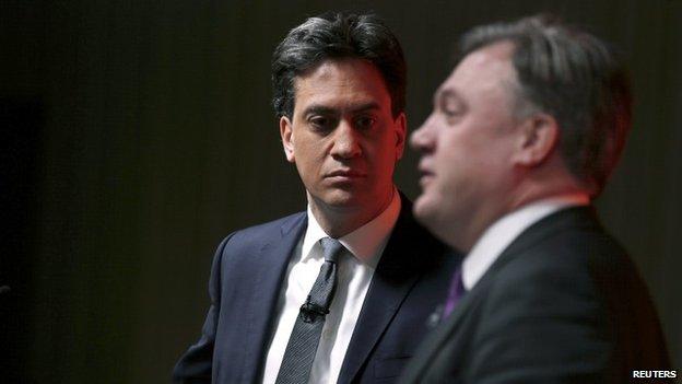 Labour leader Ed Miliband and Shadow Chancellor Ed Balls