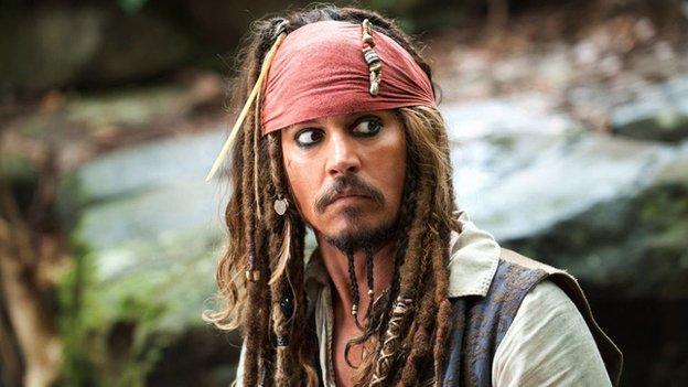 Johnny Depp as Captain Jack Sparrow