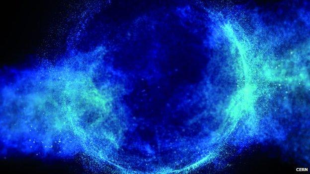 Artist impression of a Higgs field