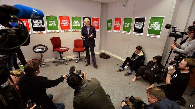 Ken Loach at press conference