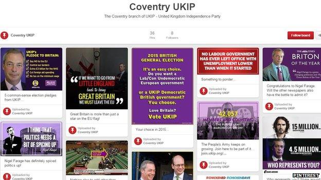 Coventry UKIP Pinterest page