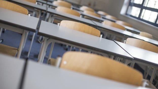 Empty classroom