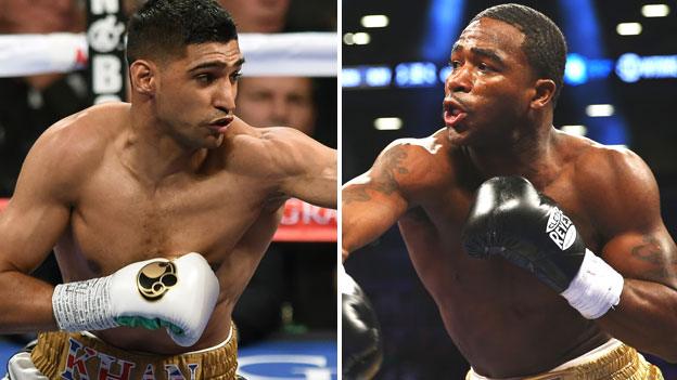 Amir Khan and Adrien Broner