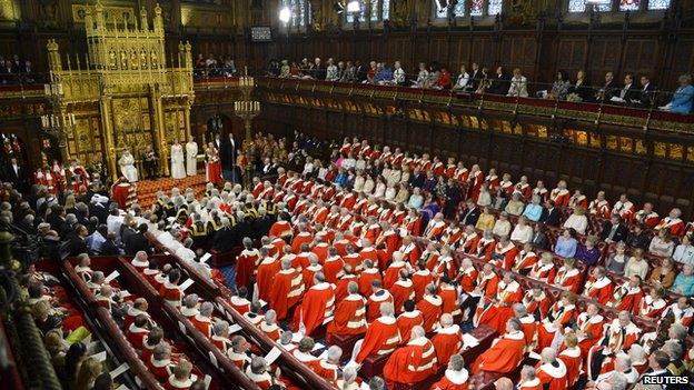 State opening of Parliament in May 2013