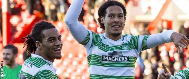 Virgil van Dijk and Jason Denayer are the first-choice central defensive pairing for Celtic