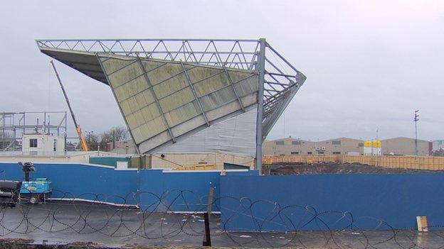 Windsor Park building work