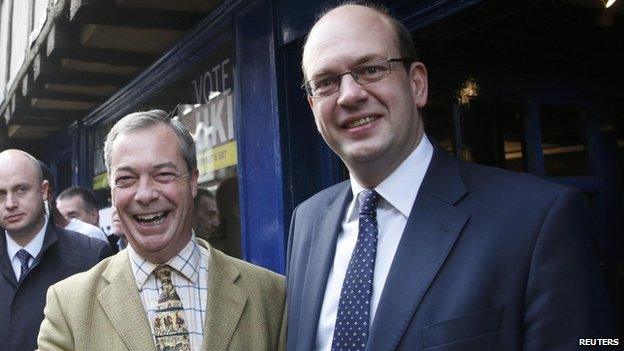 Nigel Farage and Mark Reckless