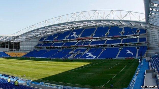 Brighton & Hove Albion's Amex Stadium