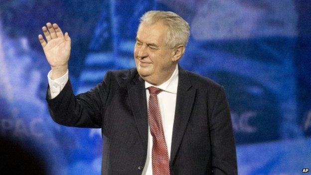 Czech President Milos Zeman (March 2015)