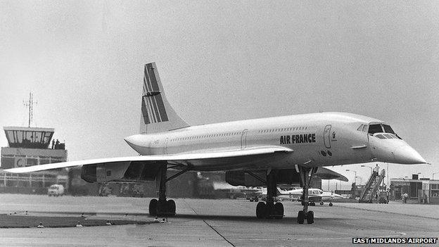 Concorde - East Midlands Airport 1979