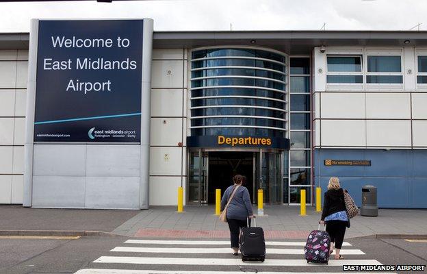 East Midlands Airport - today