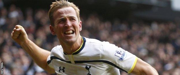 Tottenham striker Harry Kane