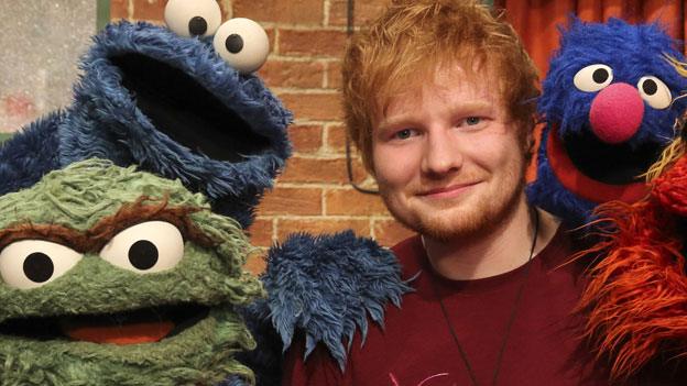 Ed Sheeran and Sesame Street