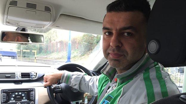 Asif Iqbal has worked as a Dudley taxi driver for 15 years