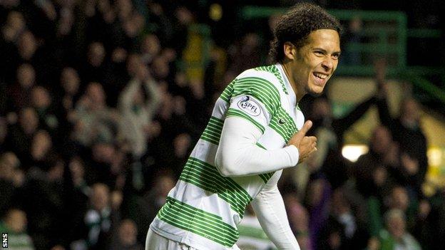 Celtic defender Virgil van Dijk