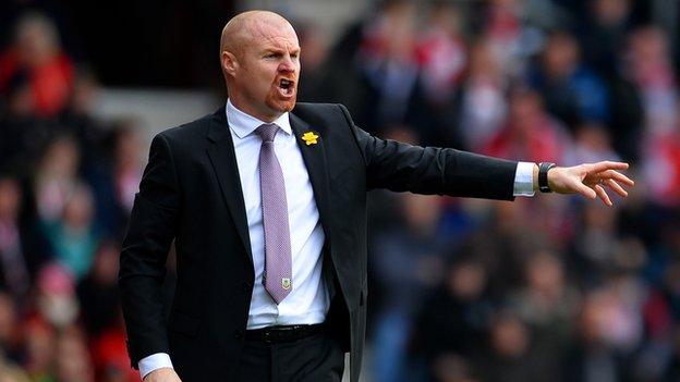 Burnley manager Sean Dyche