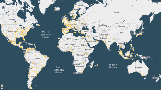 Global tweets after Harry Kane's goal