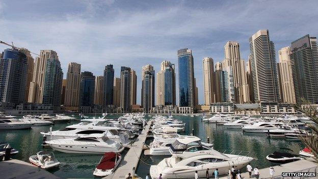 High rise apartments in Dubai