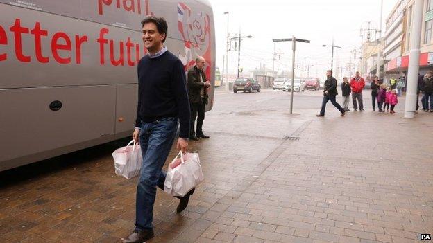 Ed Miliband in Blackpool