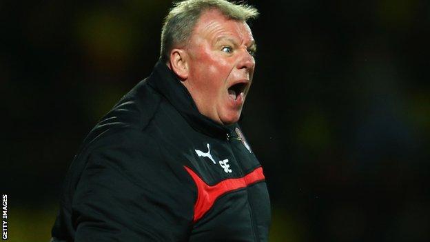 Rotherham manager Steve Evans