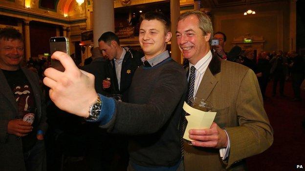 Nigel Farage on the campaign trail in Thanet